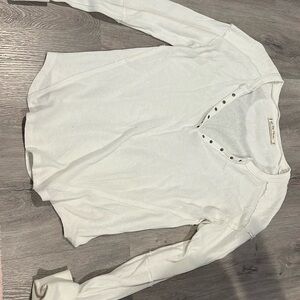 Free people White Long Sleeve Top